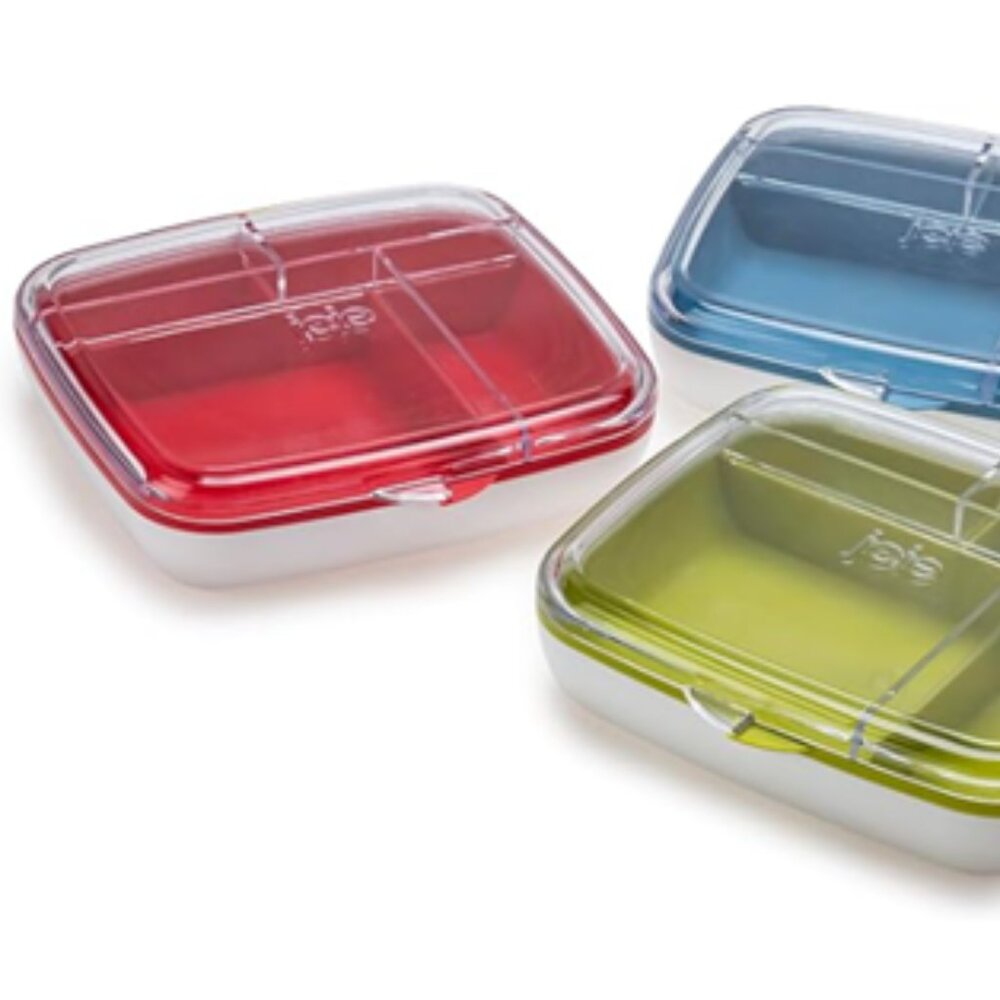 Joie Bento Box, Lunch Storage, Easy Meal on the Go - Red